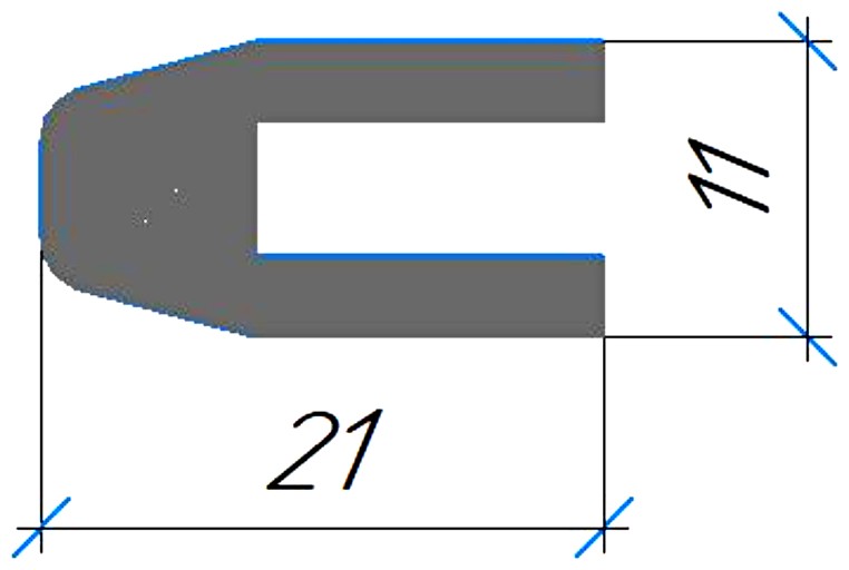 Силиконовый профиль №0565