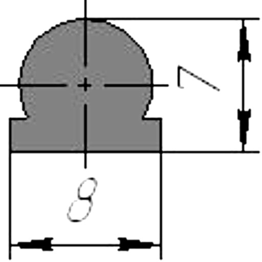 Силиконовый профиль №0106