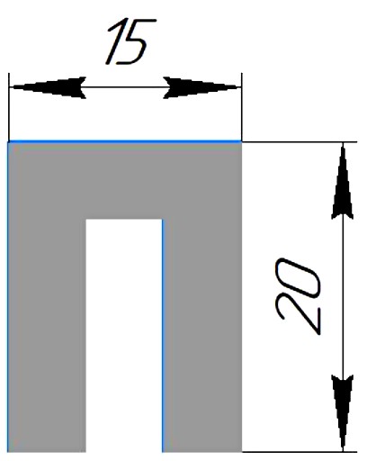 Силиконовый профиль №0448