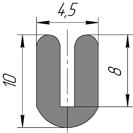 Силиконовый профиль №0229