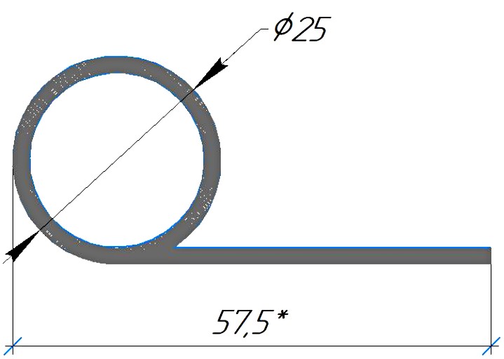 Силиконовый профиль №0749