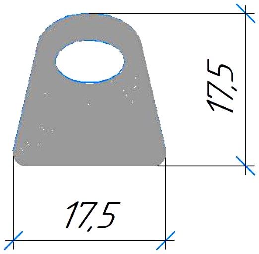 Силиконовый профиль №0376