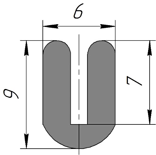 Силиконовый профиль №0169