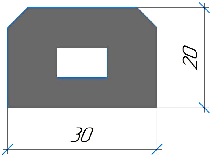 Силиконовый профиль №0603