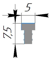 Силиконовый профиль №0422