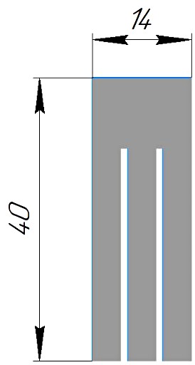 Силиконовый профиль №0449
