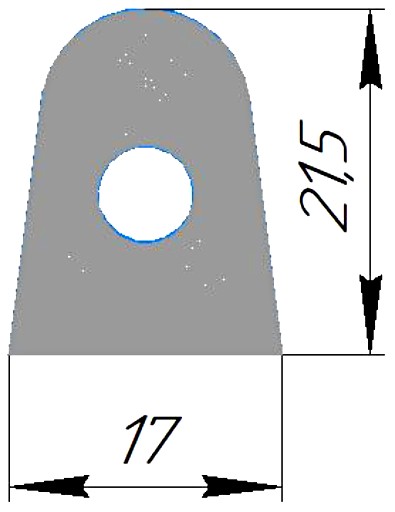 Силиконовый профиль №0473