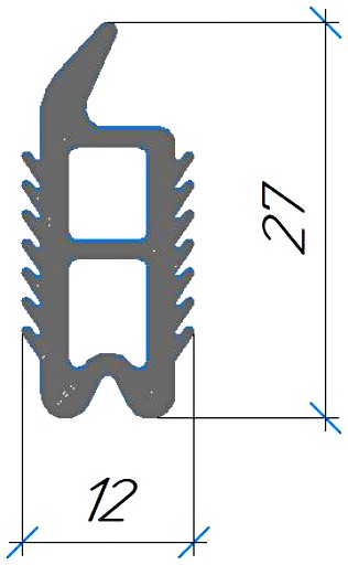 Силиконовый профиль №0597