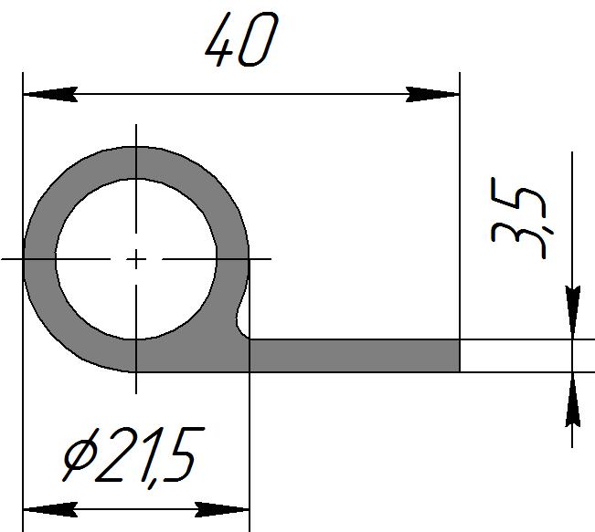 Силиконовый профиль №0162