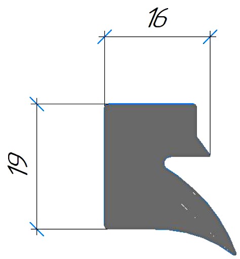 Силиконовый профиль №0653