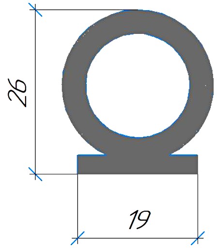 Силиконовый профиль №0514