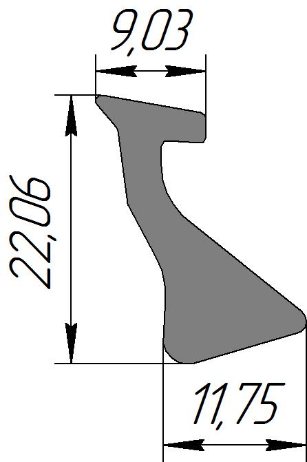 Силиконовый профиль №0149