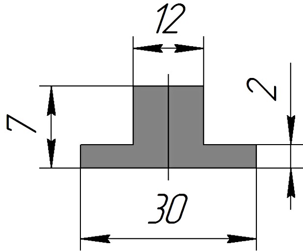 Силиконовый профиль №0211