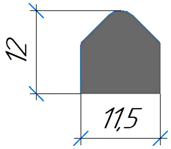 Силиконовый профиль №0747