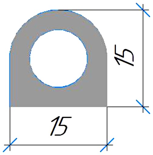 Силиконовый профиль №0396