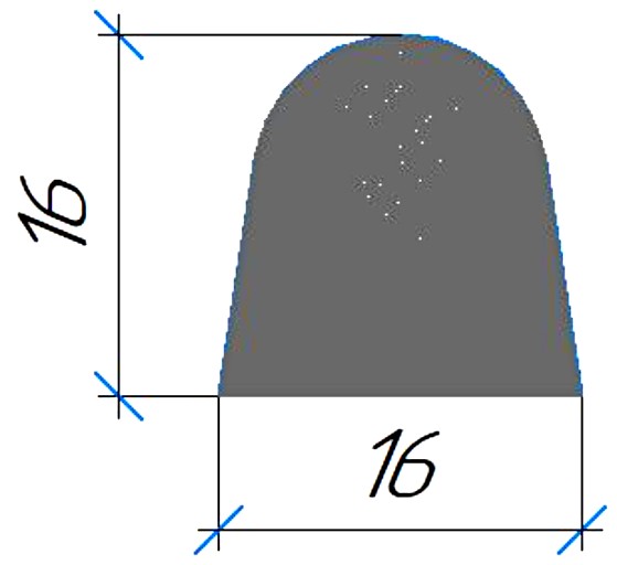 Силиконовый профиль №0768