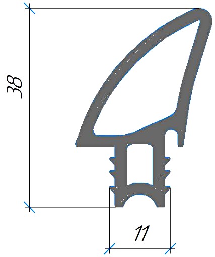 Силиконовый профиль №0629