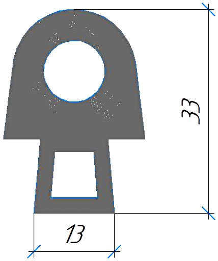 Силиконовый профиль №0692