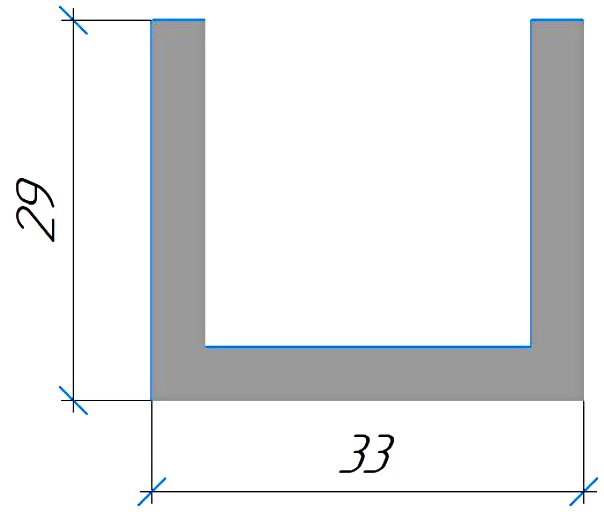 Силиконовый профиль №0386