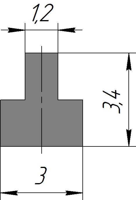 Силиконовый профиль №0163