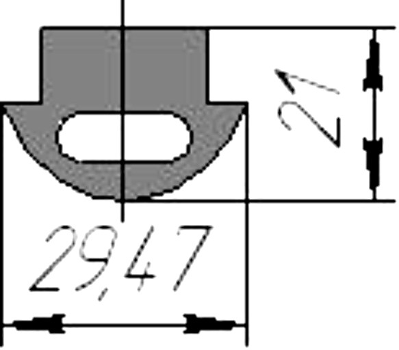 Силиконовый профиль №0072