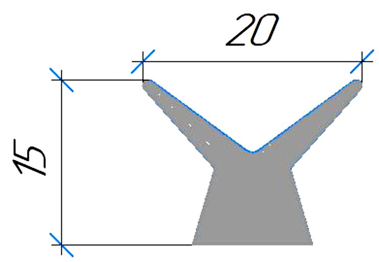 Силиконовый профиль №0394