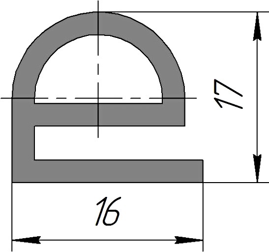 Силиконовый профиль №0258