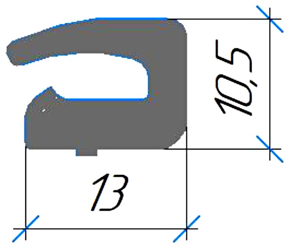Силиконовый профиль №0665