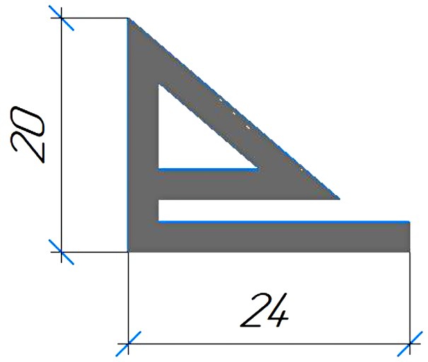 Силиконовый профиль №0639
