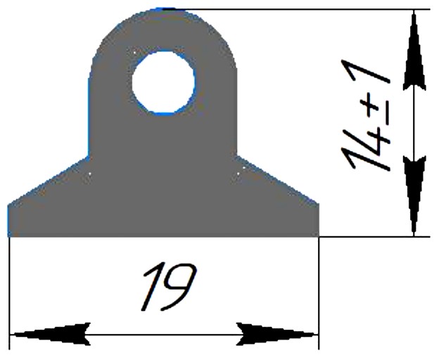 Силиконовый профиль №0333