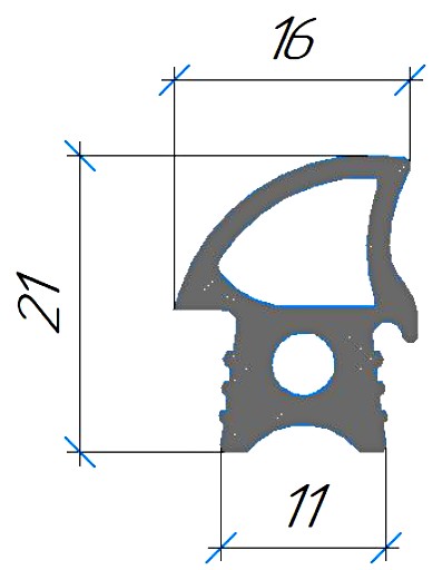 Силиконовый профиль №0594