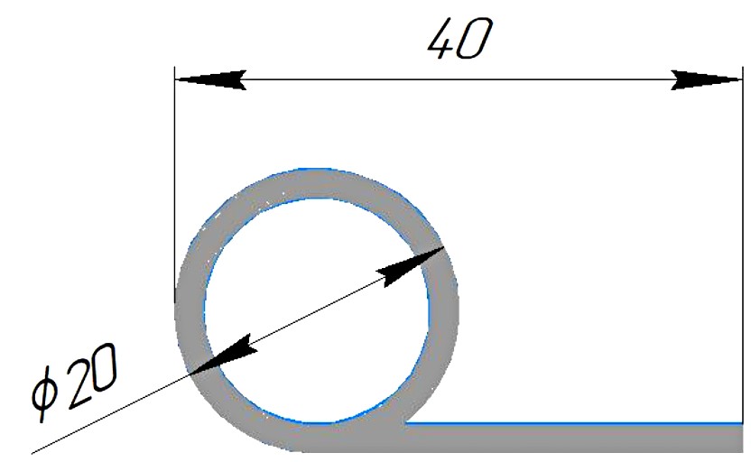 Силиконовый профиль №0469