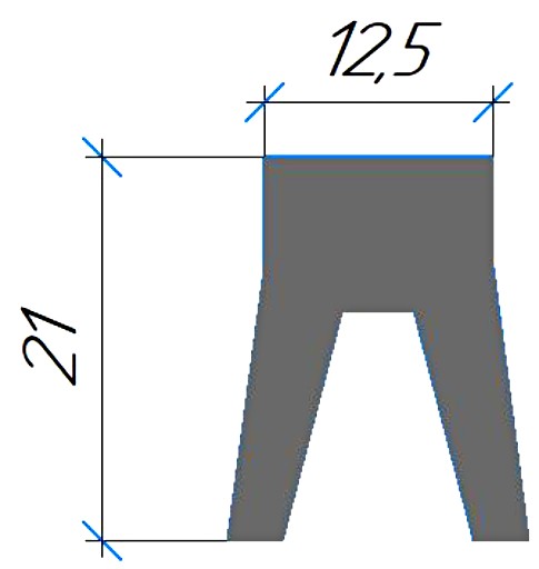 Силиконовый профиль №0575