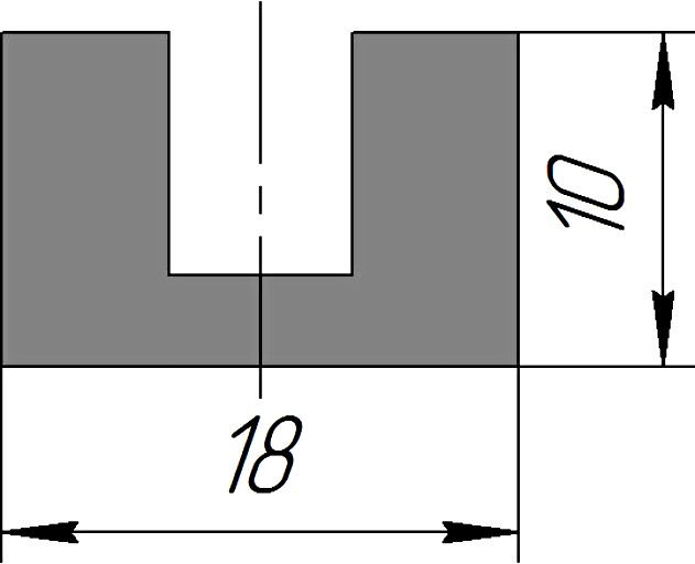 Силиконовый профиль №0247