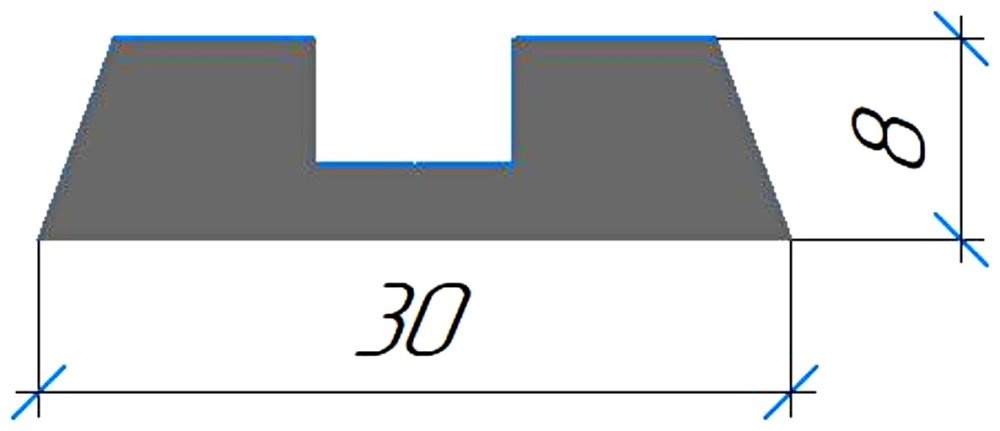 Силиконовый профиль №0556