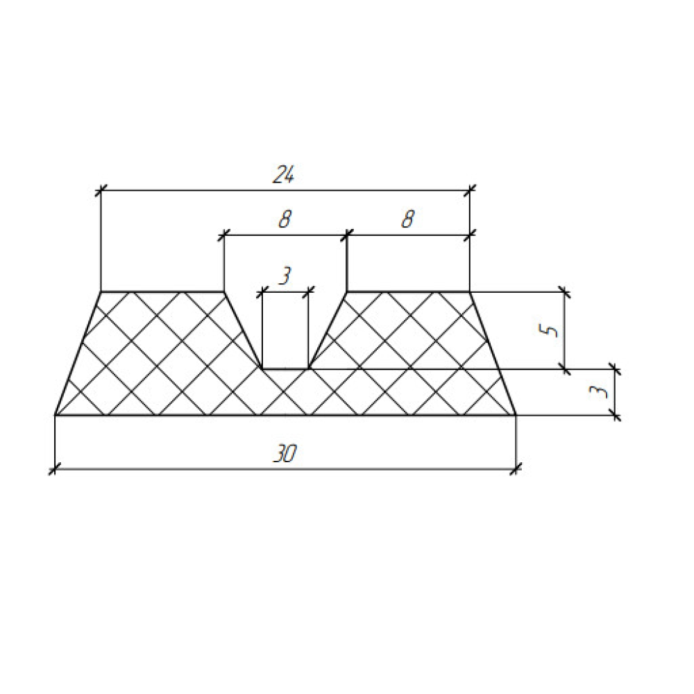 Силиконовый профиль №0795