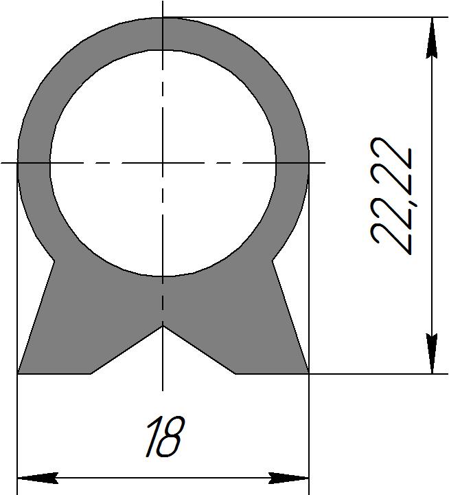 Силиконовый профиль №0156
