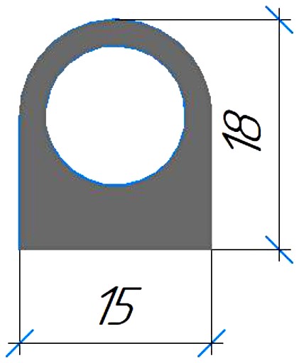 Силиконовый профиль №0531