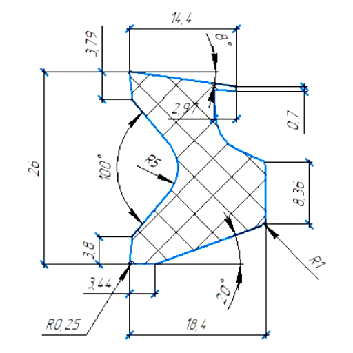 Силиконовый профиль №0951