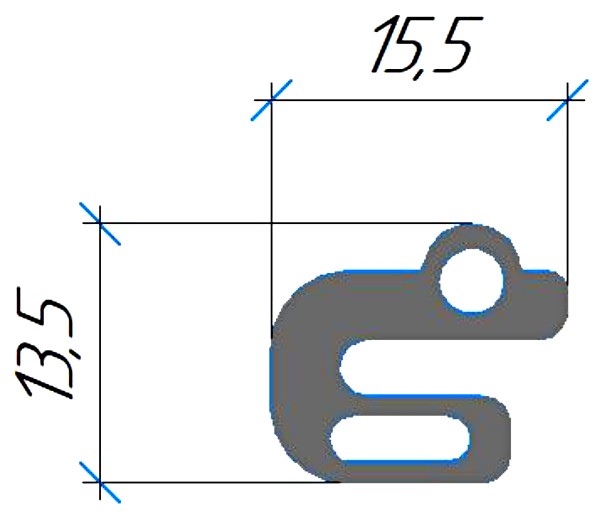 Силиконовый профиль №0641