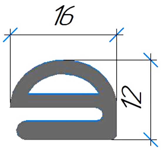 Силиконовый профиль №0643