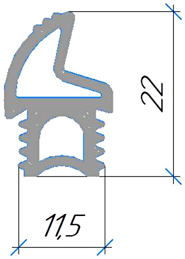 Силиконовый профиль №0393