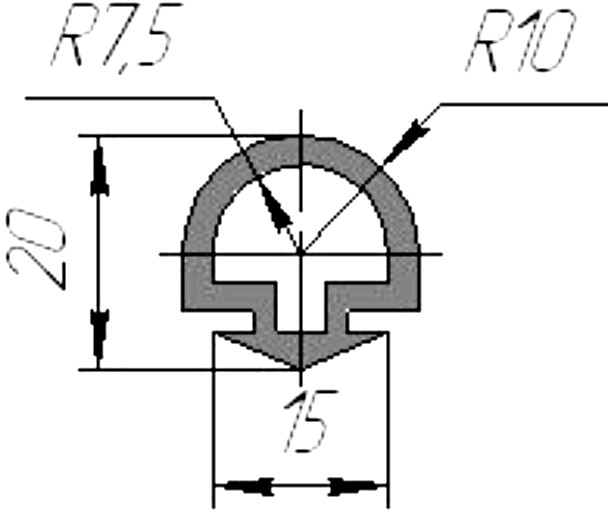 Силиконовый профиль №0112