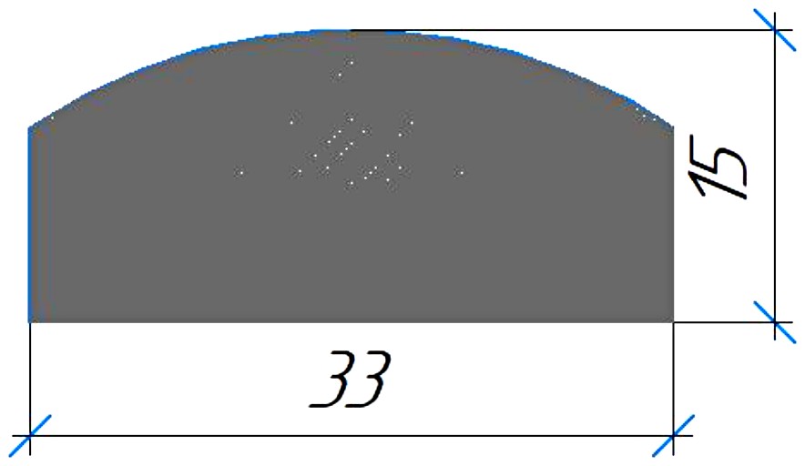 Силиконовый профиль №0538