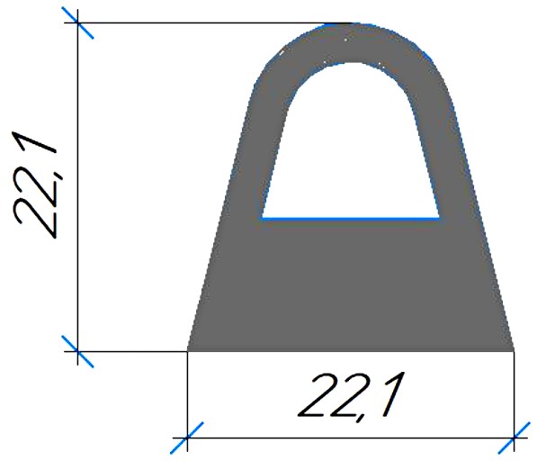 Силиконовый профиль №0666