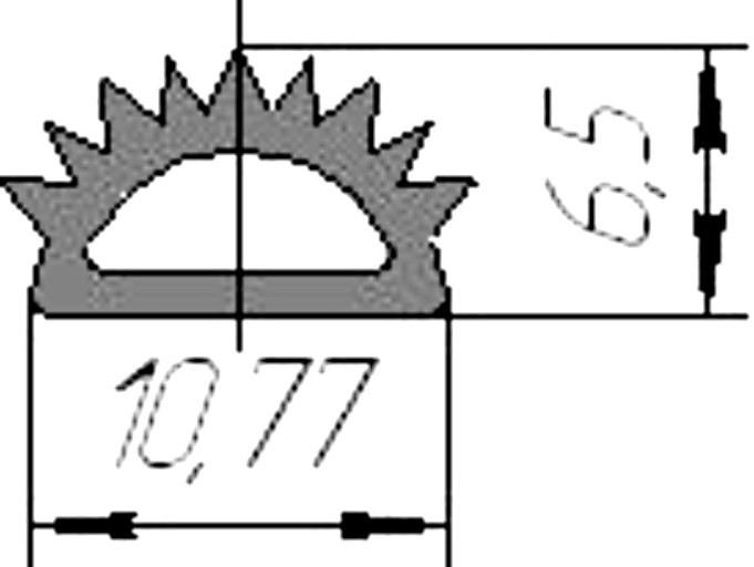 Силиконовый профиль №0061