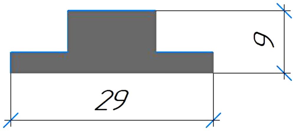 Силиконовый профиль №0521