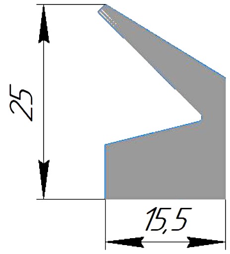 Силиконовый профиль №0441