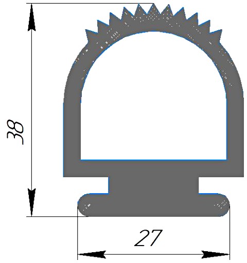 Силиконовый профиль №0324