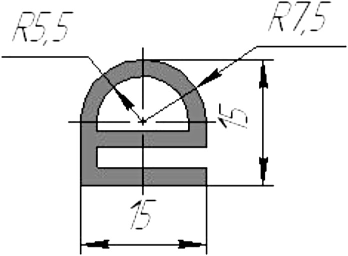 Силиконовый профиль №0002